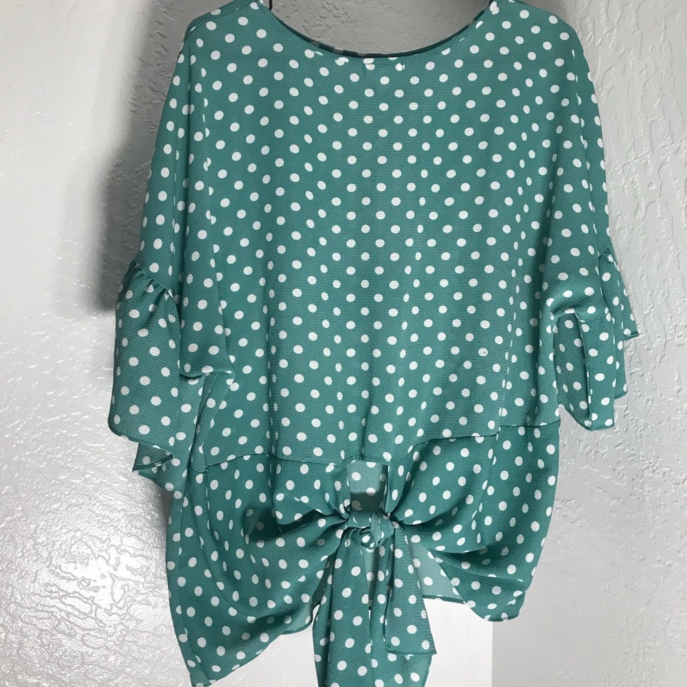 Turquoise Polka Dot